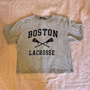 Brandy Melville “Boston Lacrosse” boxy tee